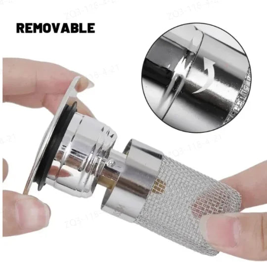 Filter – Keep your sink clear with no plumber needed!