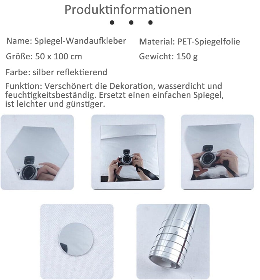 Ultra-flexible mirror - safe and shatterproof