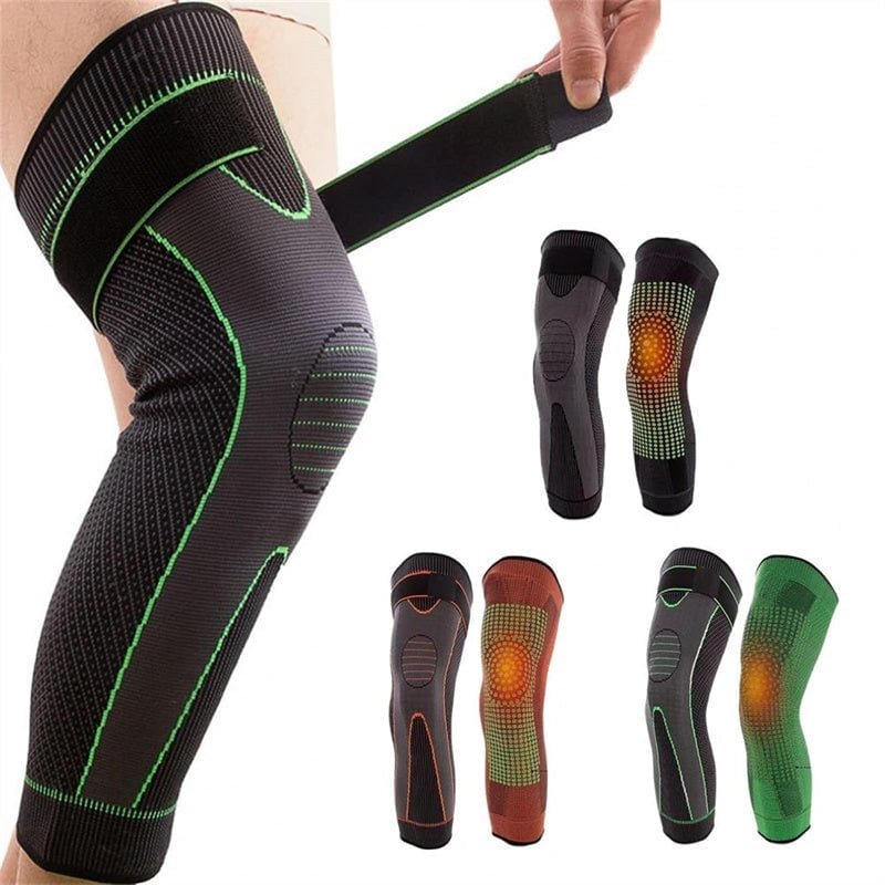 Self-heating knee brace: rapid pain relief