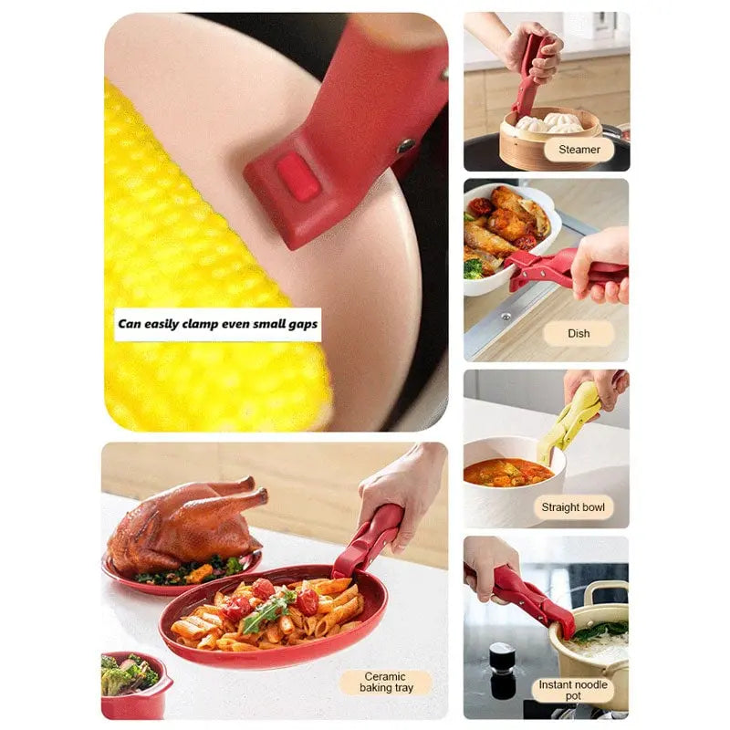 1 + 1 Free | Multifunctional anti-scalding bowl holder – secure hold & one-handed use