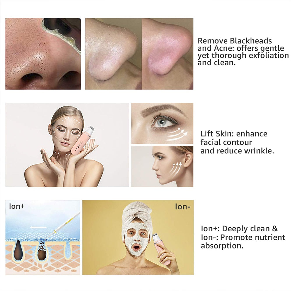SkinPulse™ - Professional ultrasonic skin cleansing