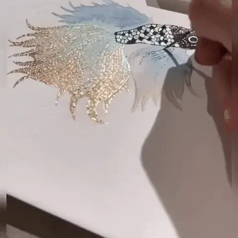 Pearlescent watercolor – Intense brilliance and radiant shades