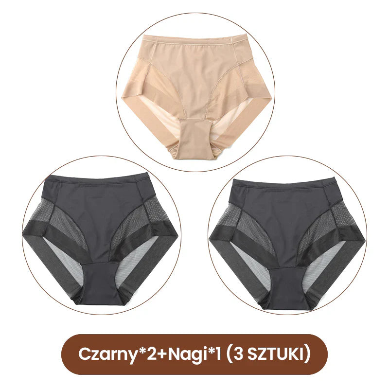 CurveHush™ | Women's Seamless High-Waisted Shaping Panty Set