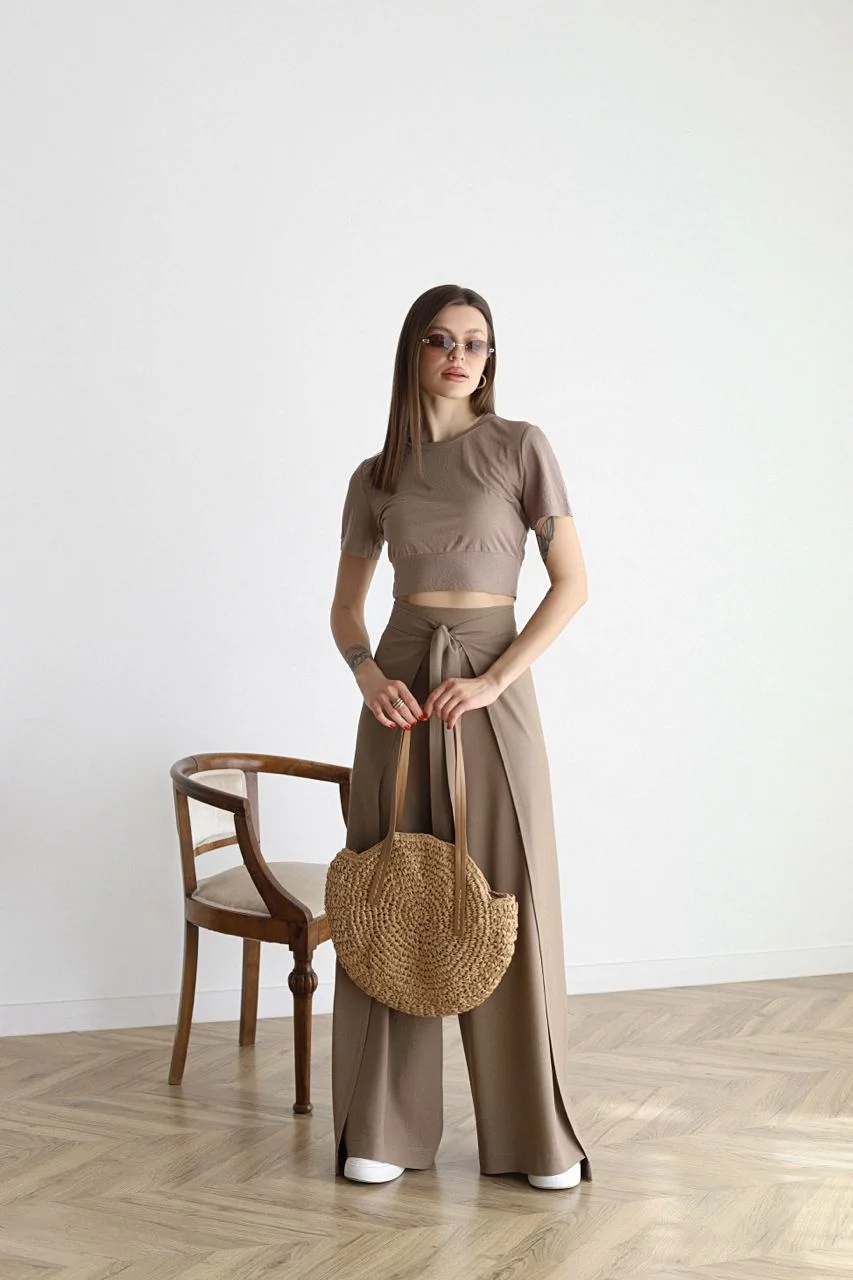 Lina™ – Wide-cut linen trousers