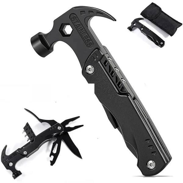 Multifunctional 14 in 1 Stainless Steel Hammer, be ready for any task.