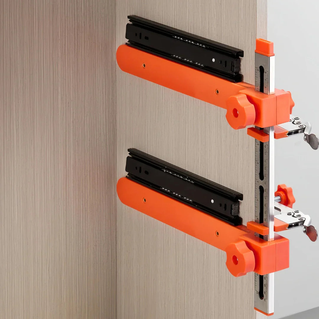 Fivalo™ Drawer Slide Installation Jig with Toggle Clamp