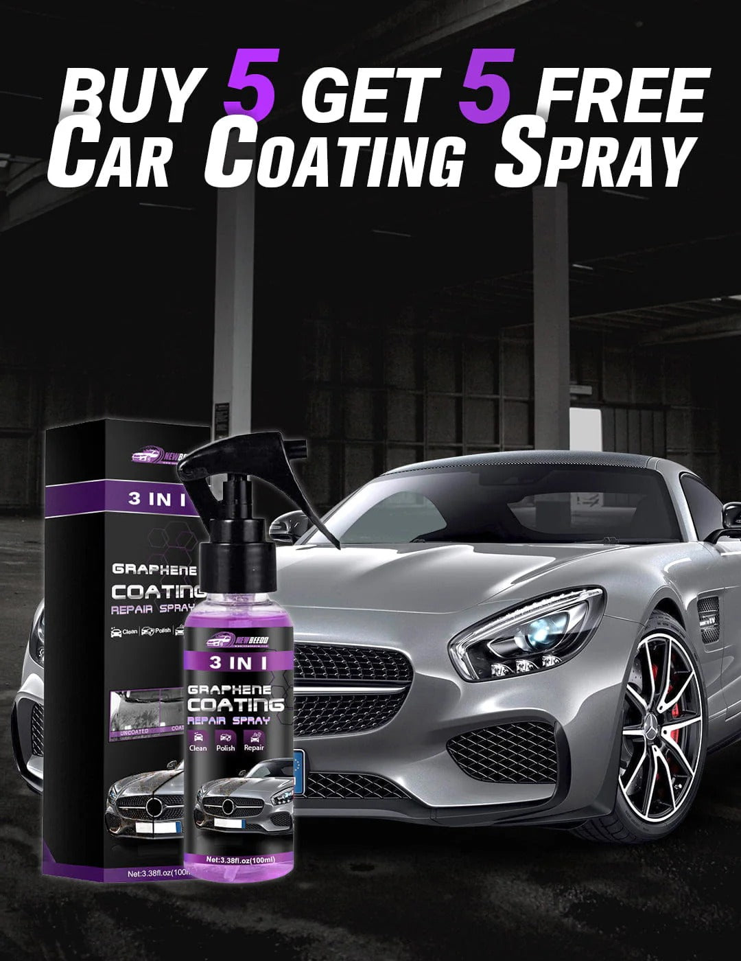3-IN-1 High Protection Fast Car Coating Spray