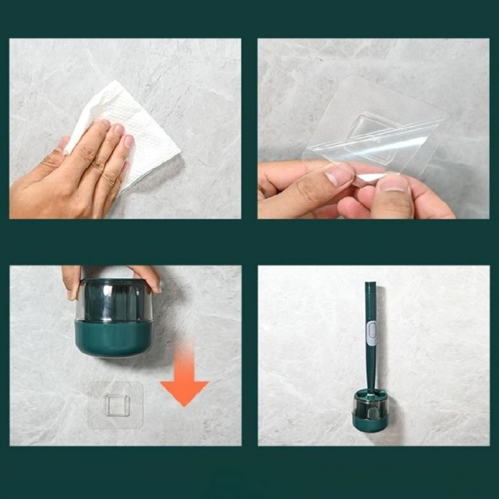 Flexible toilet brush for precise and easy cleaning