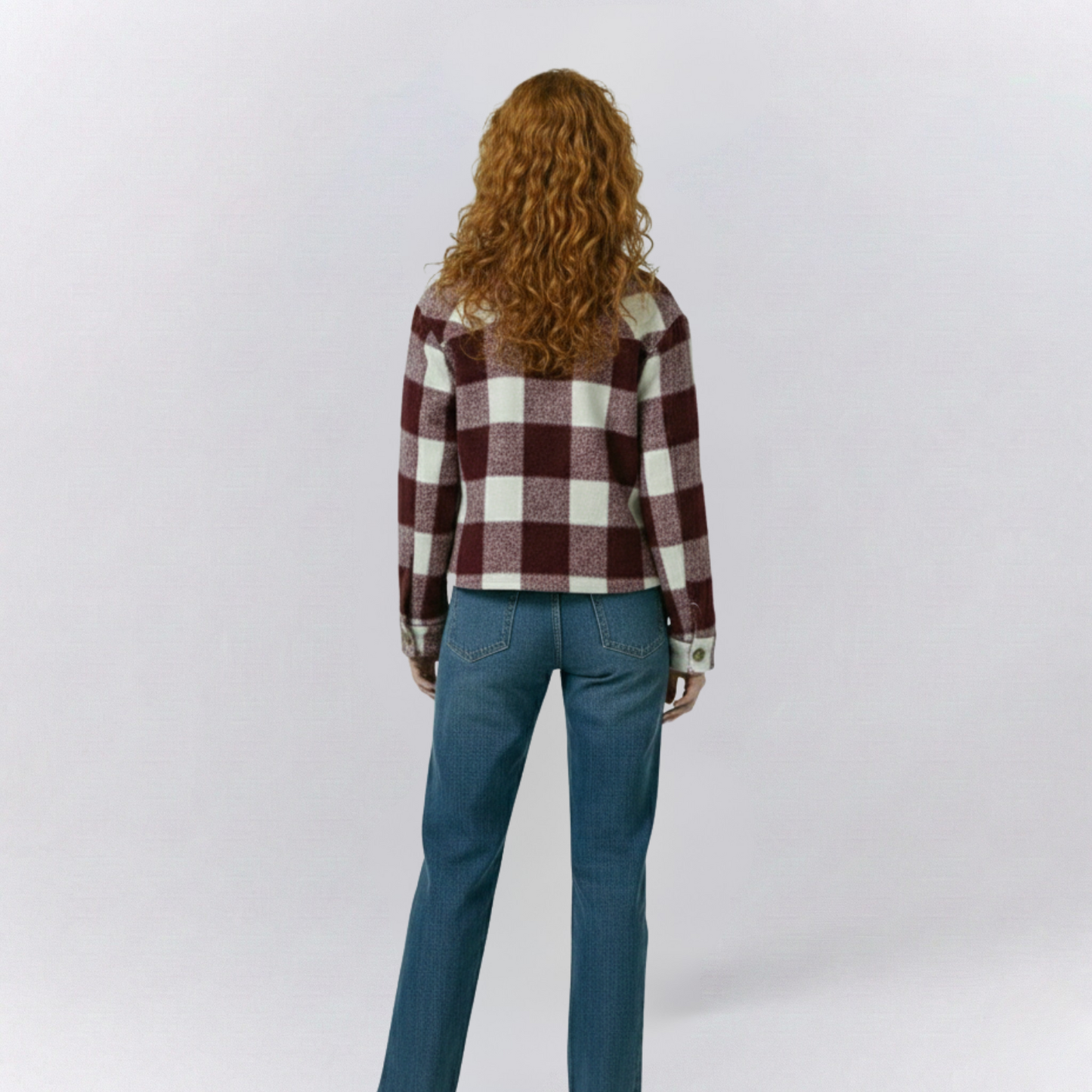 Emma Plaid-Wash Jacket