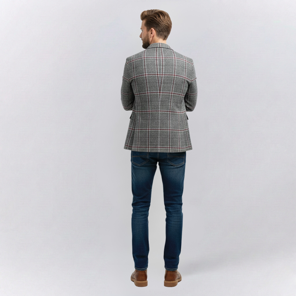 Giovanni Plaid Sport Coat