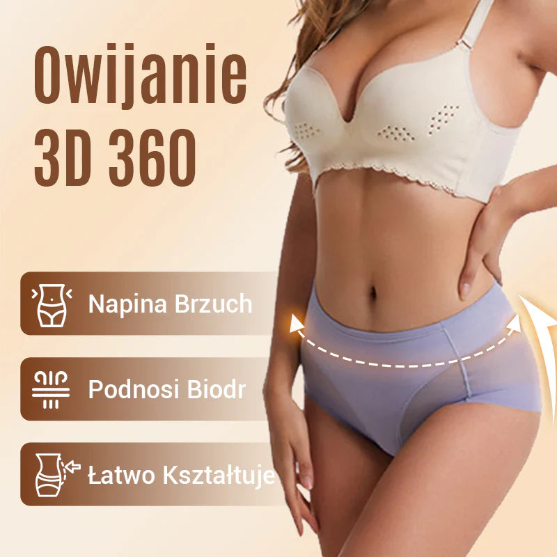 CurveHush™ | Women's Seamless High-Waisted Shaping Panty Set