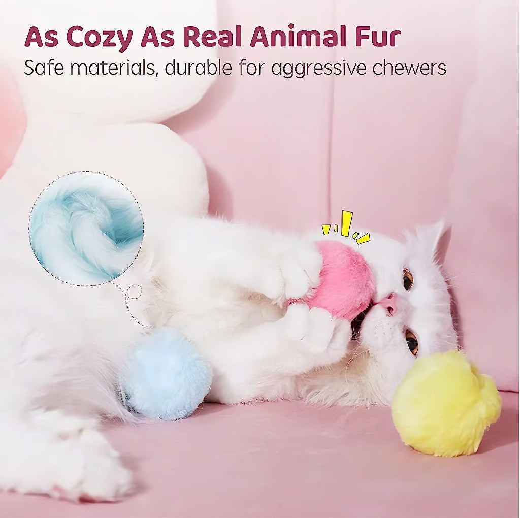 BouncyPaws™ | Smart Interactive Plush Cat Balls