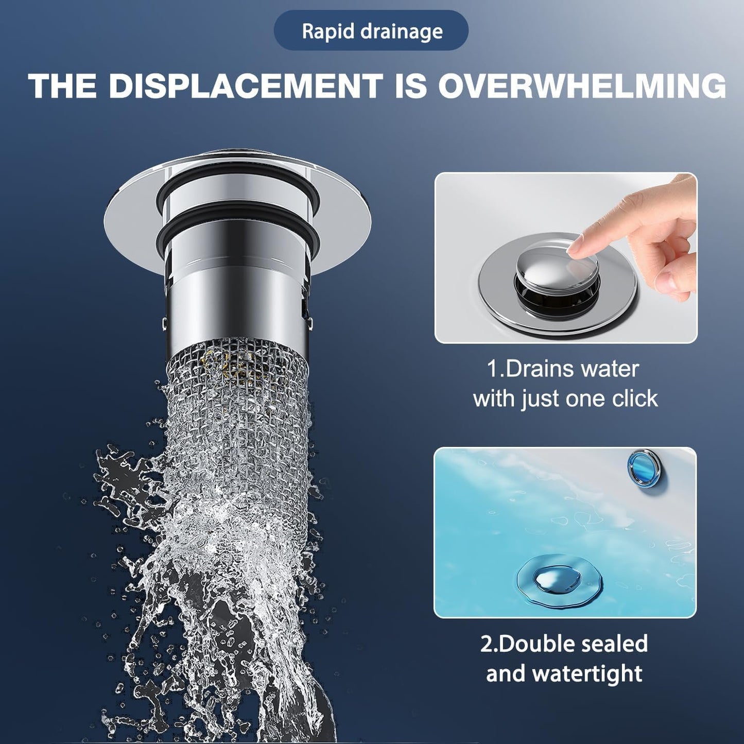 Filter – Keep your sink clear with no plumber needed!