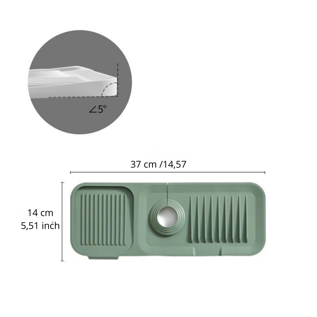 Silicone Draining Mat: Fast and Safe Drying