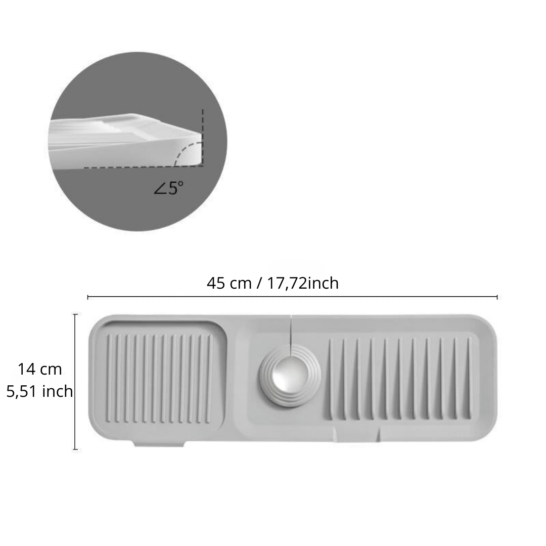 Silicone Draining Mat: Fast and Safe Drying
