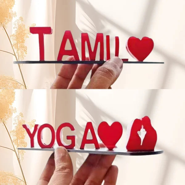 Doppelname Illusion Love 3D printed as a cute gift