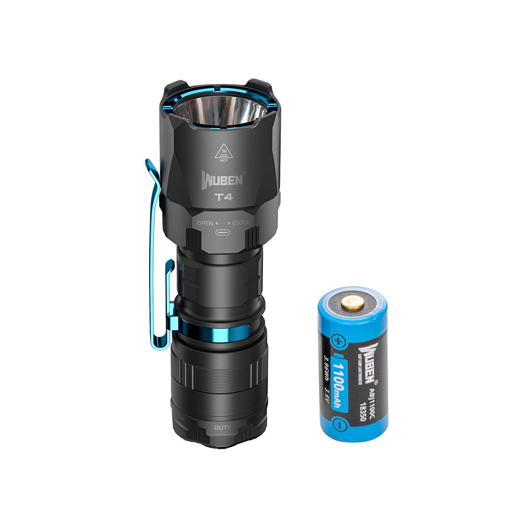 Wuben T4 NightStrike™ | Portable Tactical Flashlight