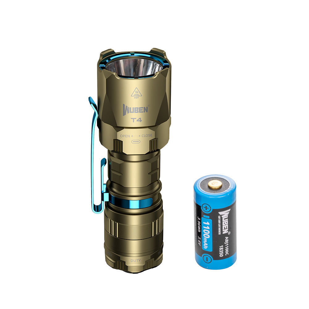 Wuben T4 NightStrike™ | Portable Tactical Flashlight