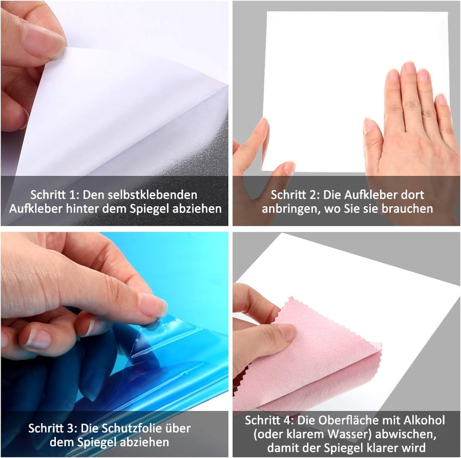 Ultra-flexible mirror - safe and shatterproof