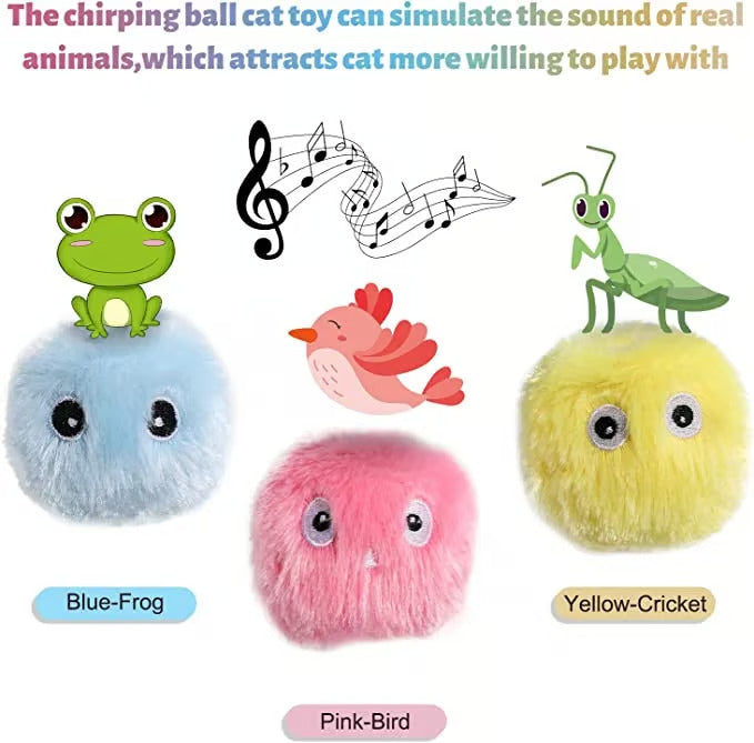 BouncyPaws™ | Smart Interactive Plush Cat Balls