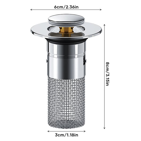 Filter – Keep your sink clear with no plumber needed!