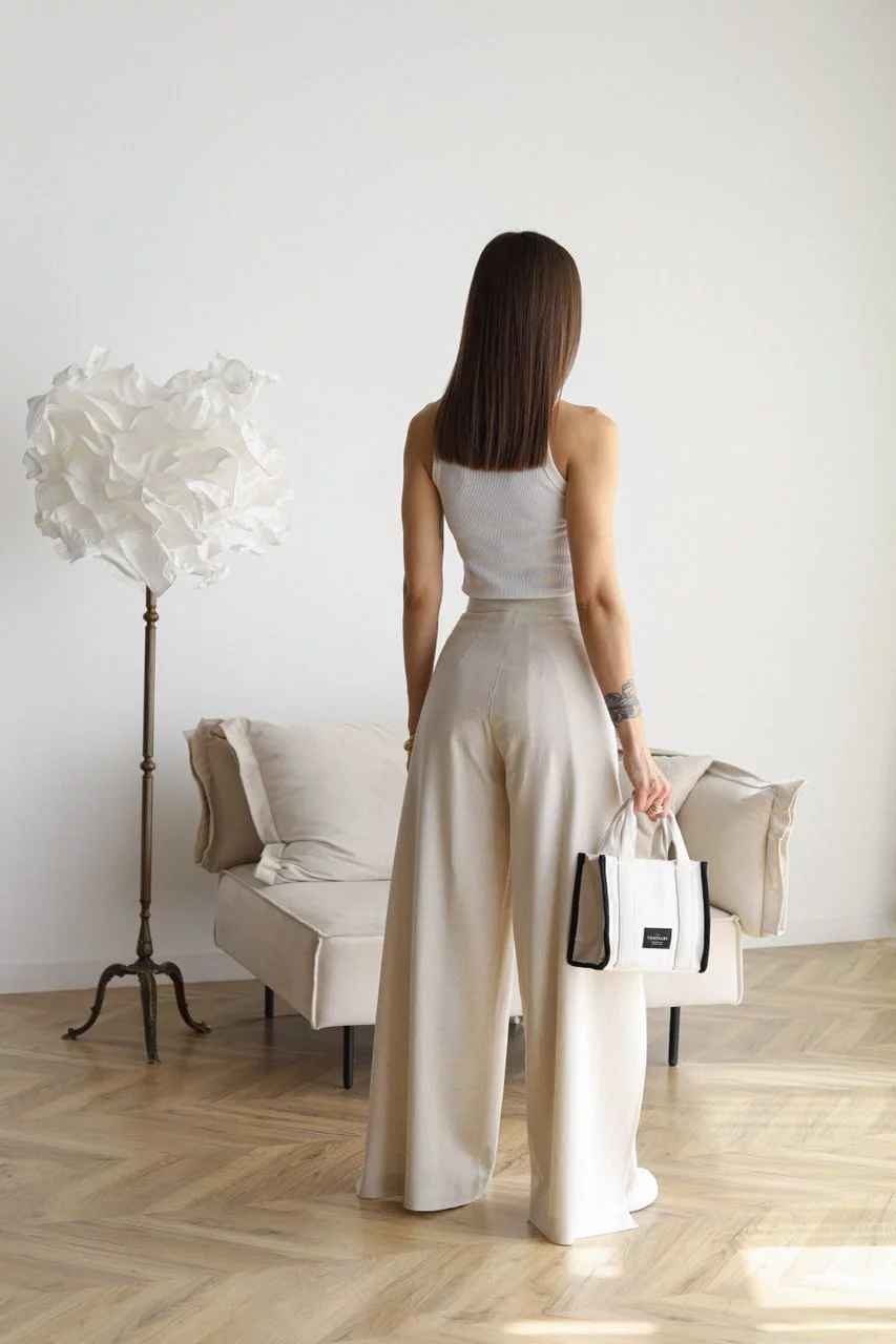 Lina™ – Wide-cut linen trousers