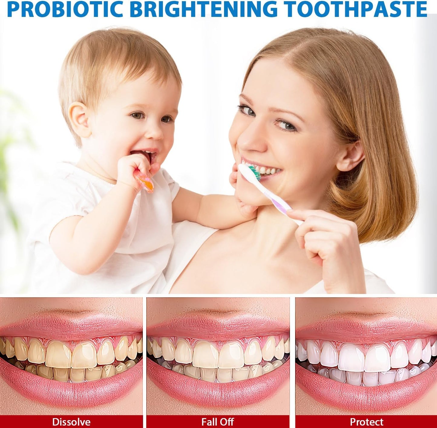 1+1 FREE | ProBrite™ Super Probiotic-6 Toothpaste