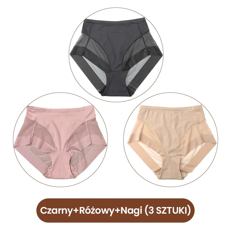 CurveHush™ | Women's Seamless High-Waisted Shaping Panty Set