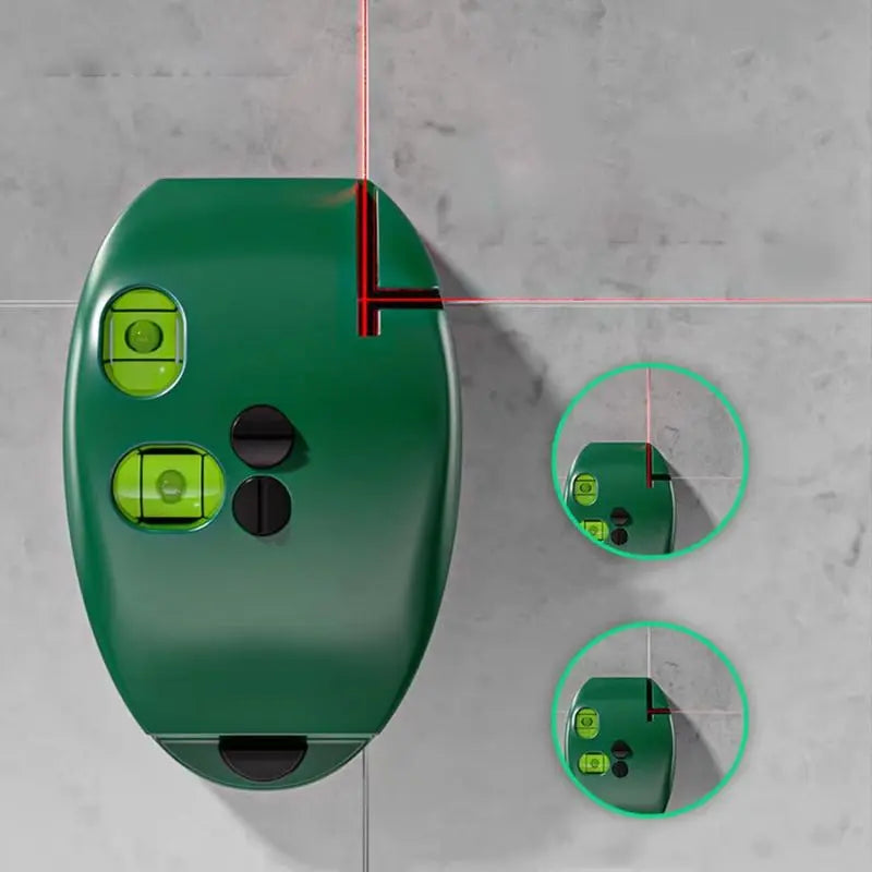 90° laser level for exact angles on walls and floors