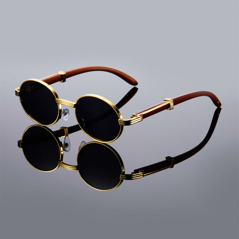 Lorenzo Oval Vintage Sunglasses