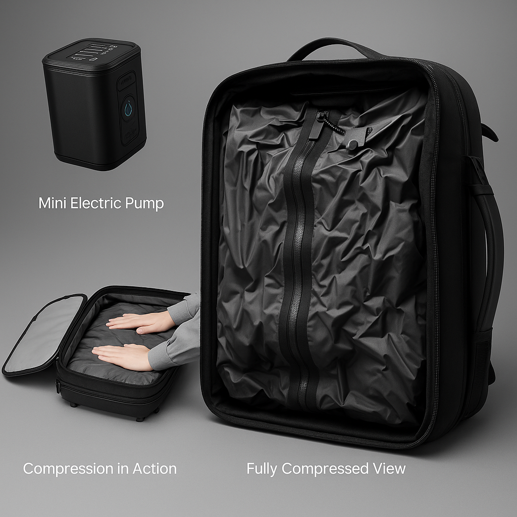 Travel backpack| Versatile bag for space-saving travel