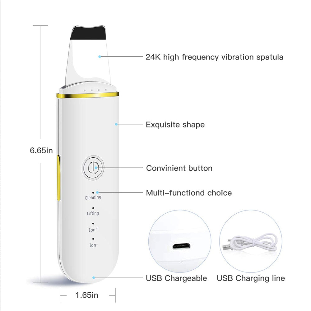 SkinPulse™ - Professional Ultrasonic Skin Cleansing