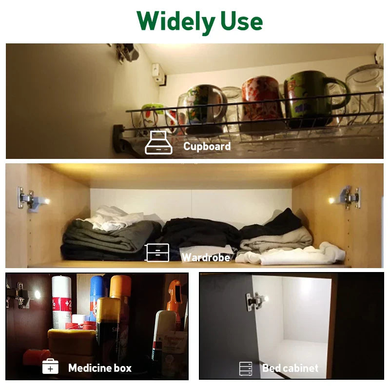 Light Up Your Cabinets Automatically with Ease