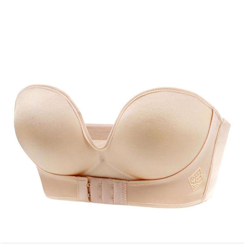 Magic Strapless Bra Front Buckle