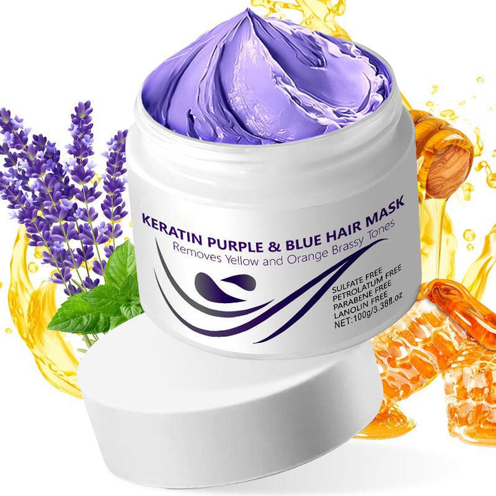 KeraGlow™ Keratin Purple Hair Mask