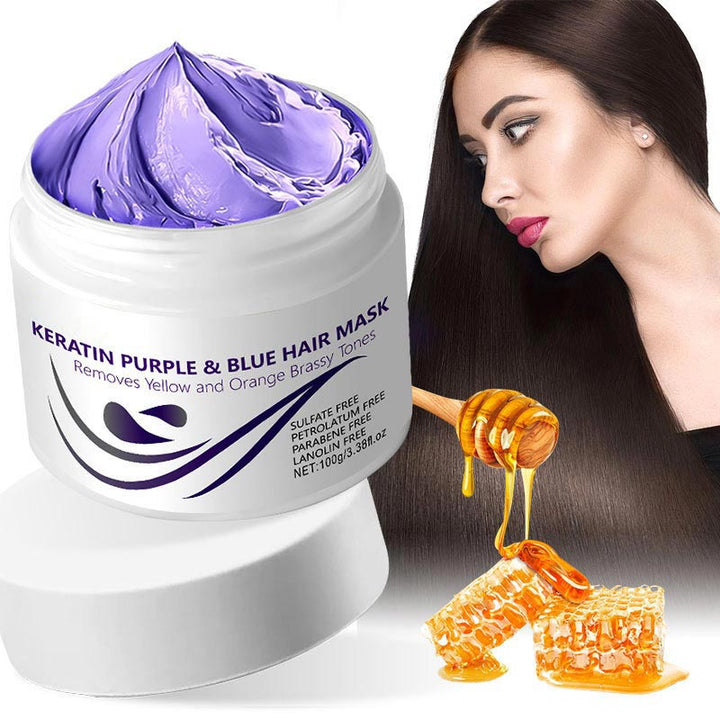 KeraGlow™ Keratin Purple Hair Mask