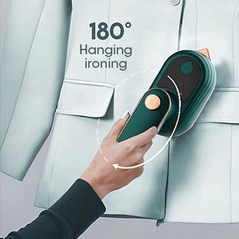 Compact 2-in-1 mini steam iron for effortless ironing