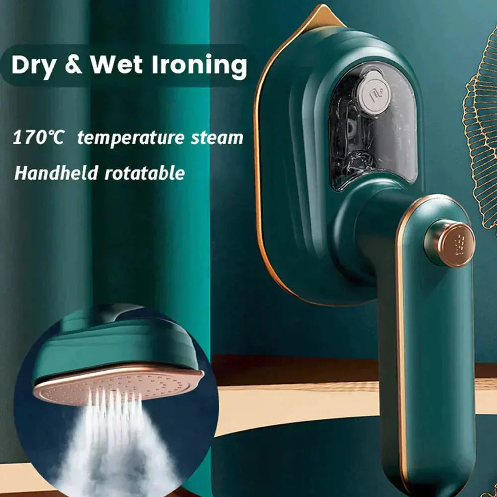 Compact 2-in-1 mini steam iron for effortless ironing