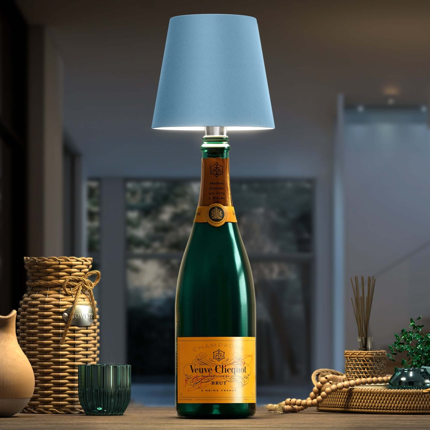 Wireless Bottle Lamp – Elegant and Unique Lighting
