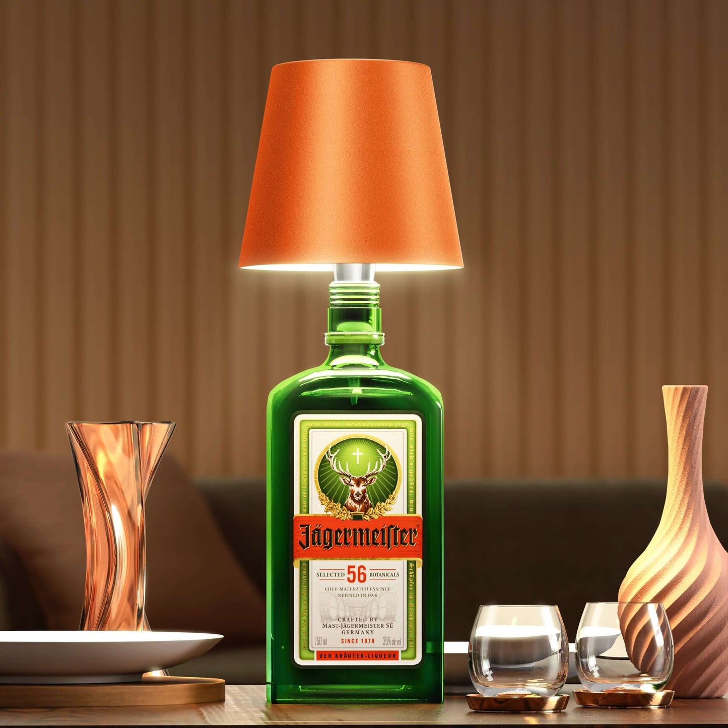 Wireless Bottle Lamp – Elegant and Unique Lighting