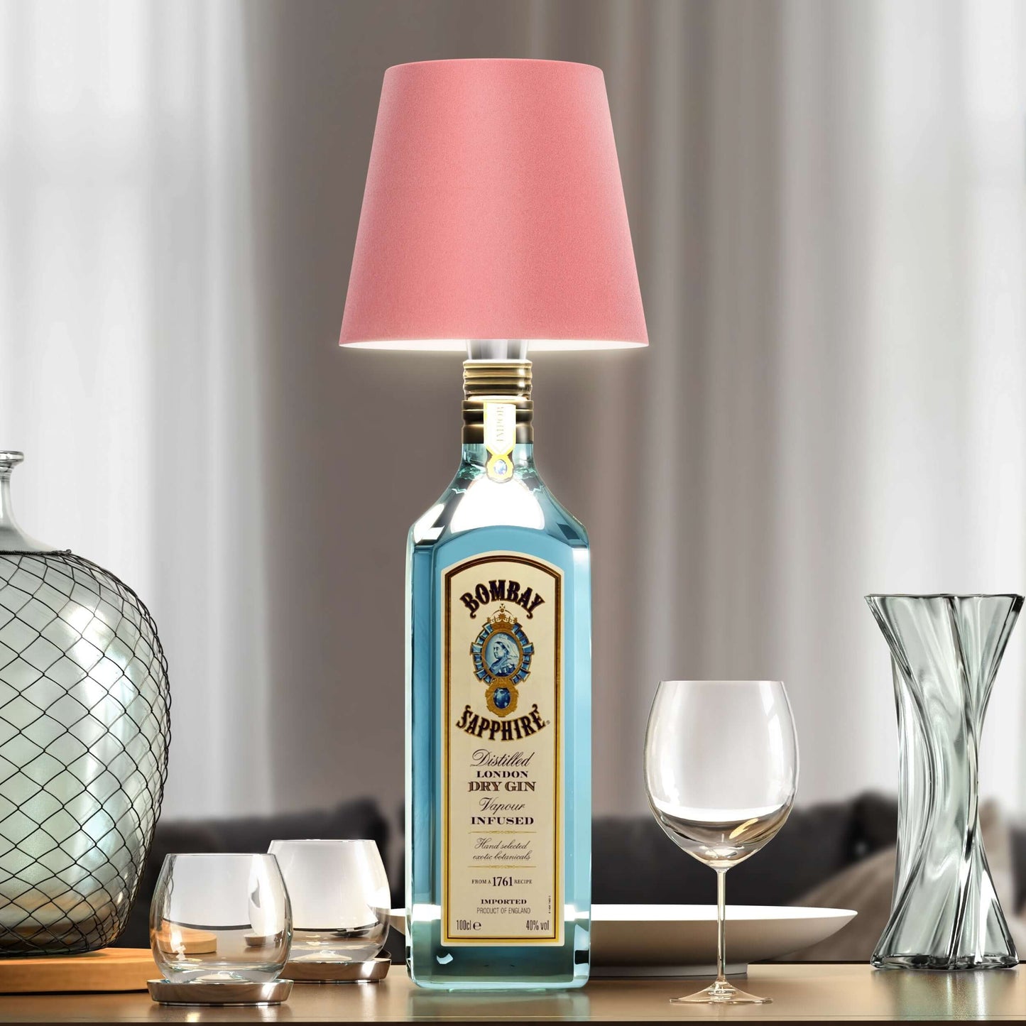 Wireless Bottle Lamp – Elegant and Unique Lighting