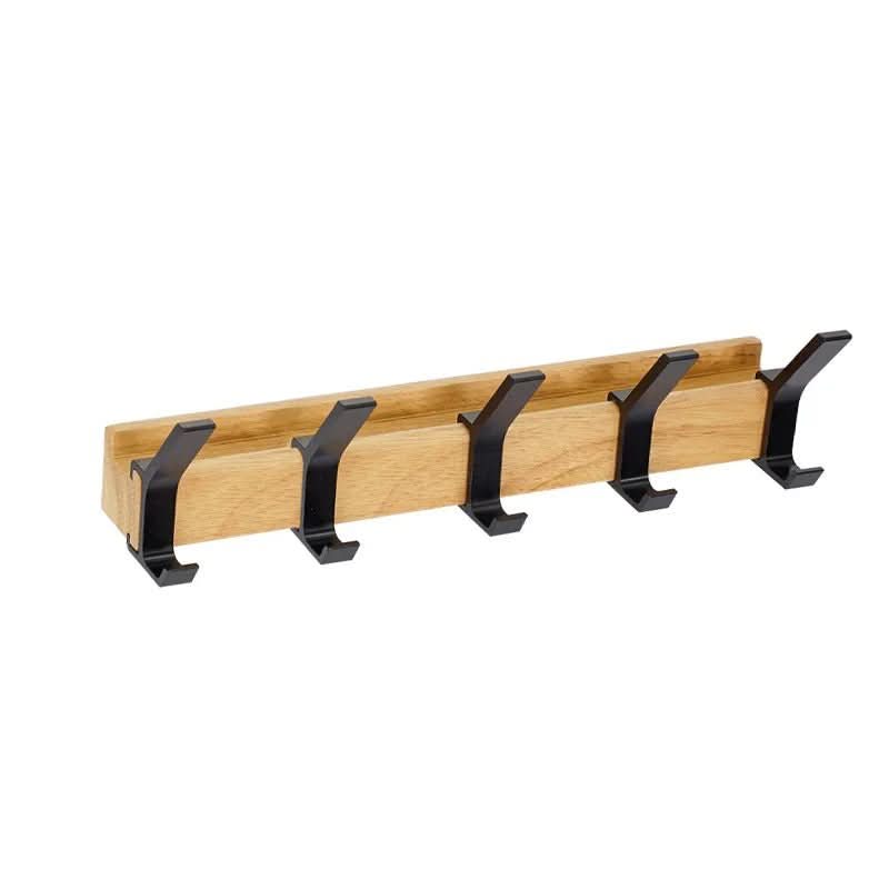 Nordic Wall Hook Rack With Adjustable Metal Hooks