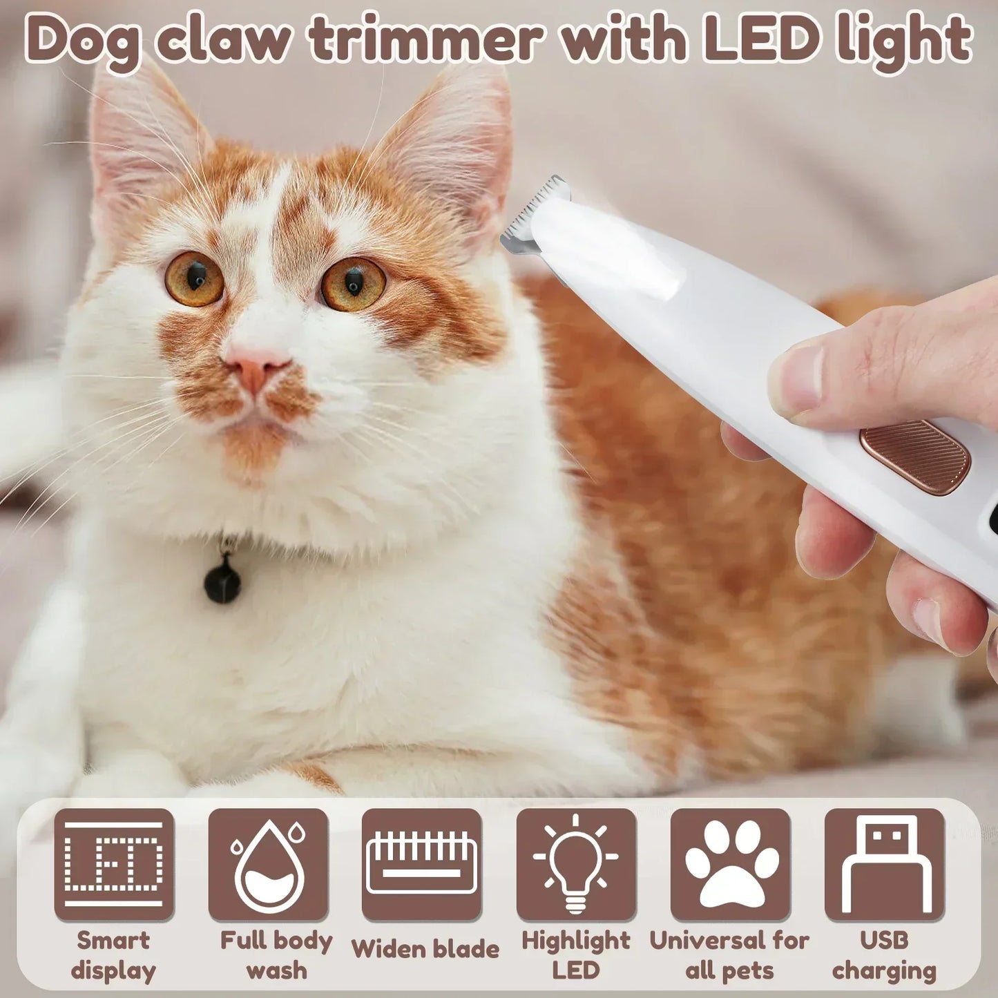 TrimmerPrecise™ stress-free grooming for your pet