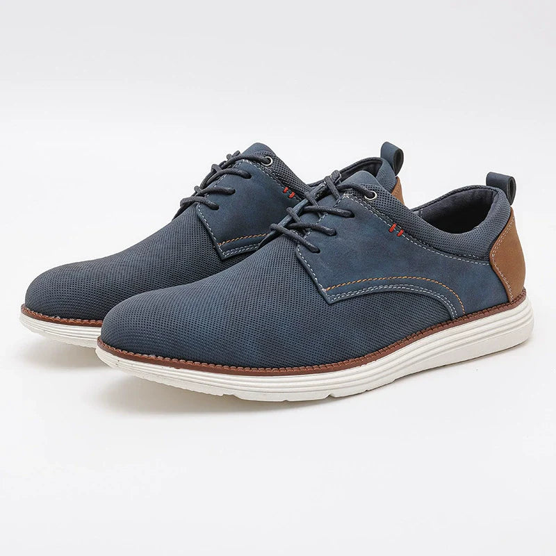 Miles Lace-Up Dress Sneakers | Breathable Smart Casual Shoes