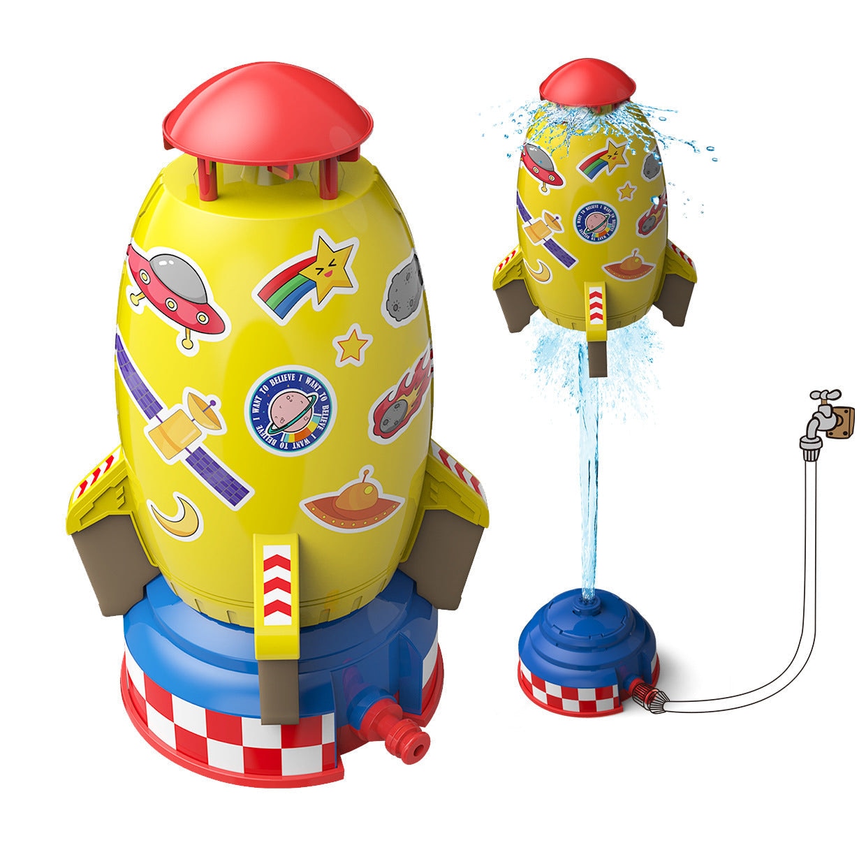Children's Water Rocket - Flying by Pressure!
