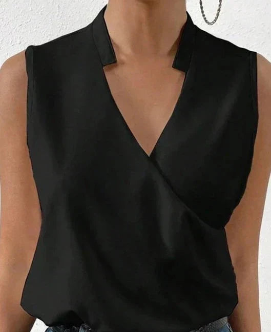 Beatrix™ | Refined Sleeveless Plain Top