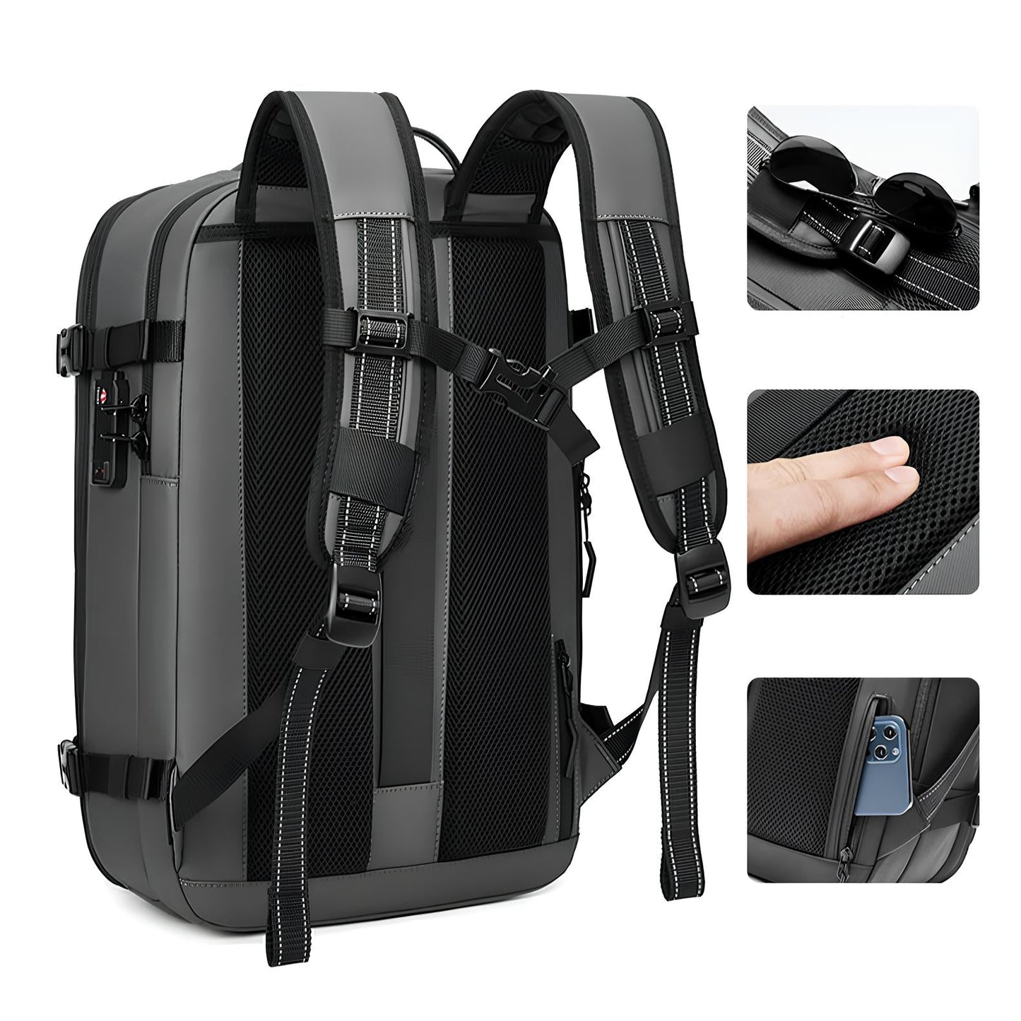 Travel backpack| Versatile bag for space-saving travel