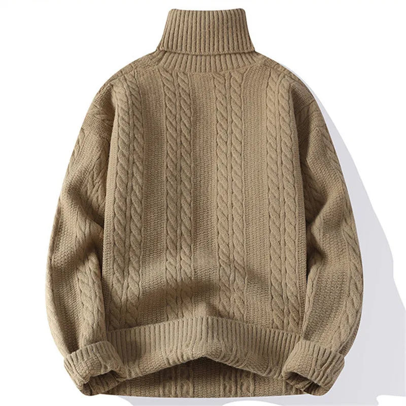 Cable-Knit Turtleneck