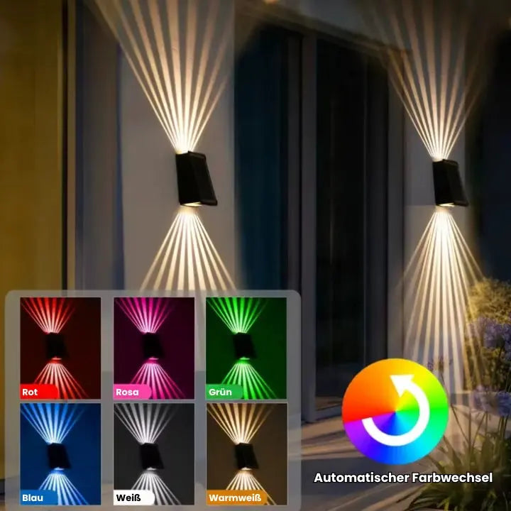 Solar light with color play – For stylish evenings in the garden