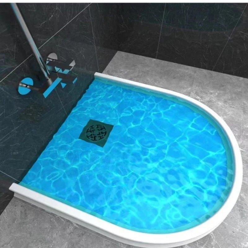 Flexible water retention barrier for shower – Easy installation